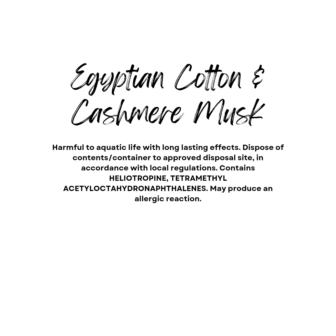 Egyptian Cotton & Cashmere Musk